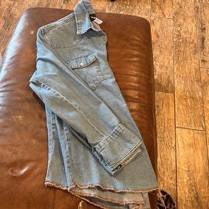 Wrangler size xxl pearl snap work shirt